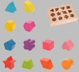 ShapeFit - Wooden Shape Sorter Play Set