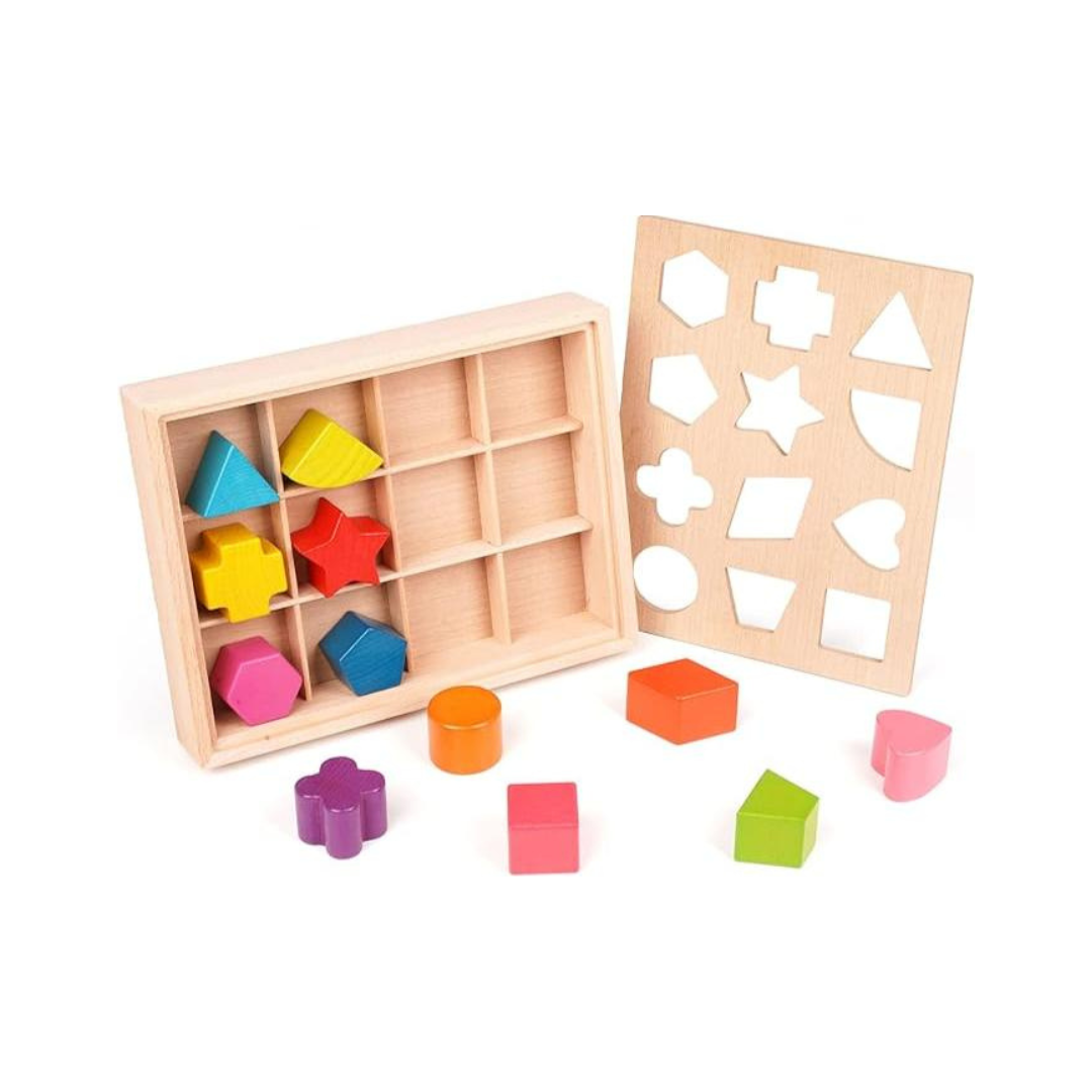 ShapeFit - Wooden Shape Sorter Play Set